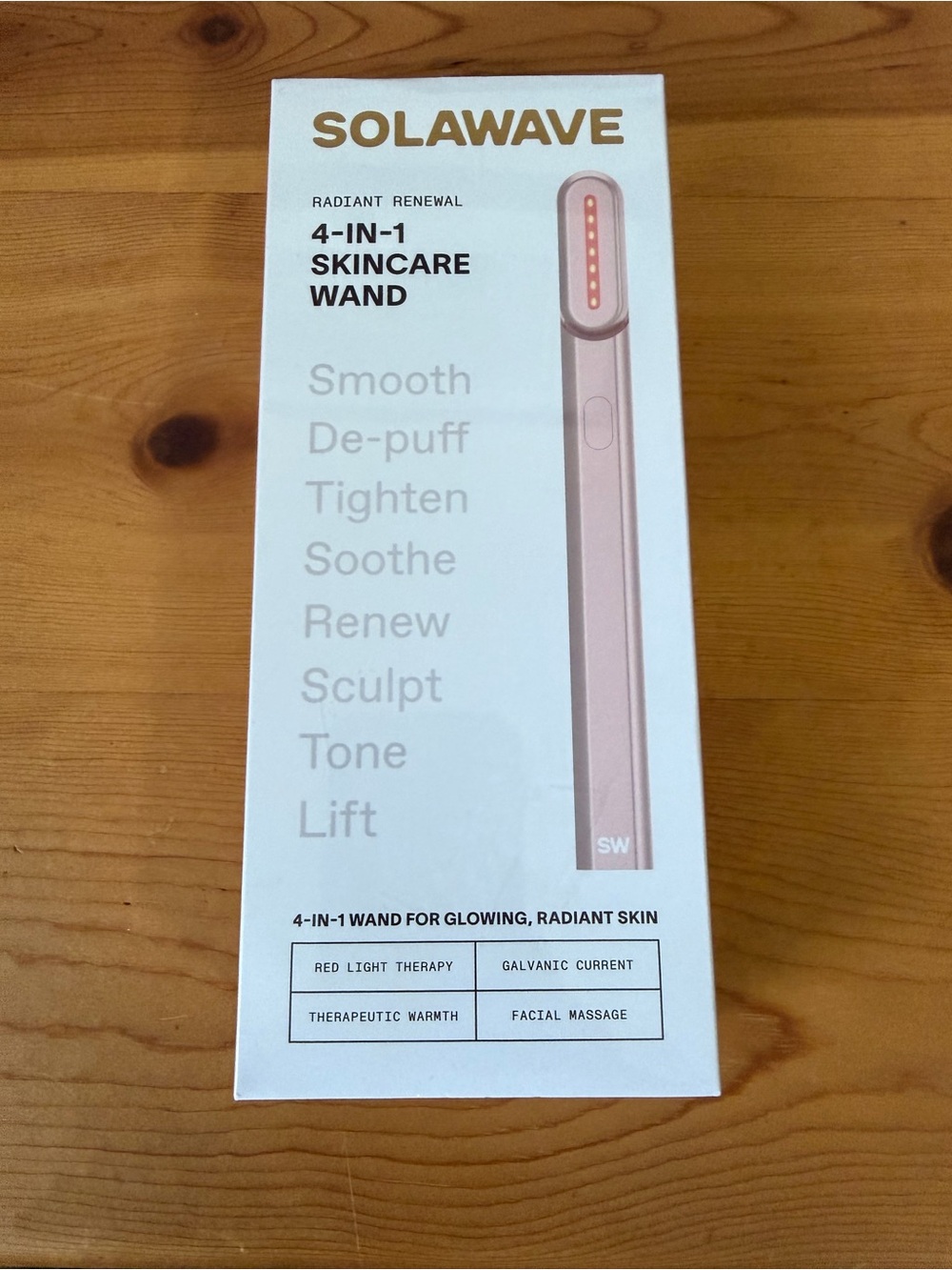 4-in-1 Skincare Wand - Pink with Wand Activating Serum